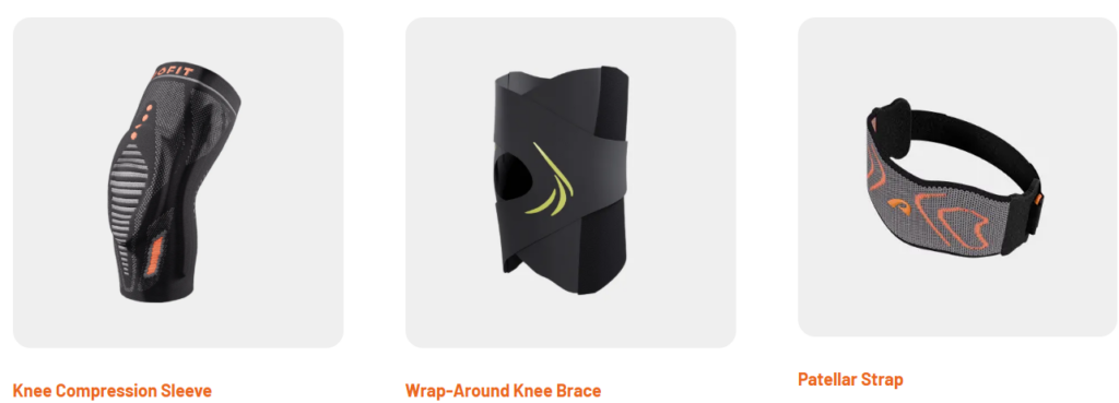 types of knee braces