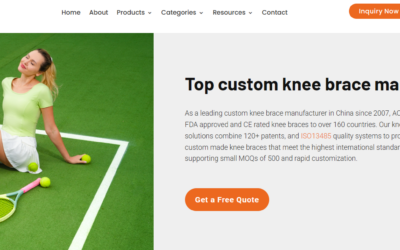 10 Certified Knee Brace Manufacturers In China
