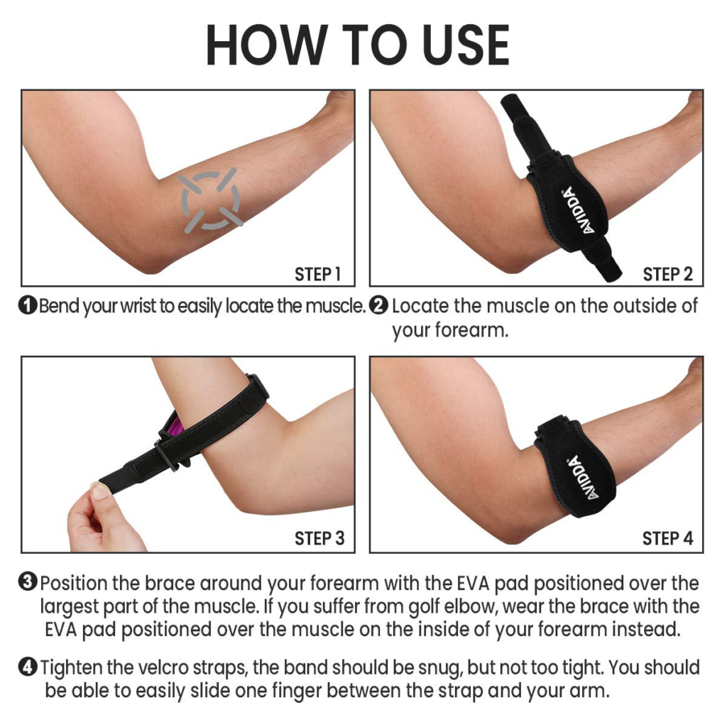 Wear Tennis Elbow Band