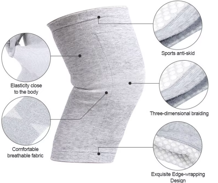 Bamboo knee compression Sleeve - Image 5