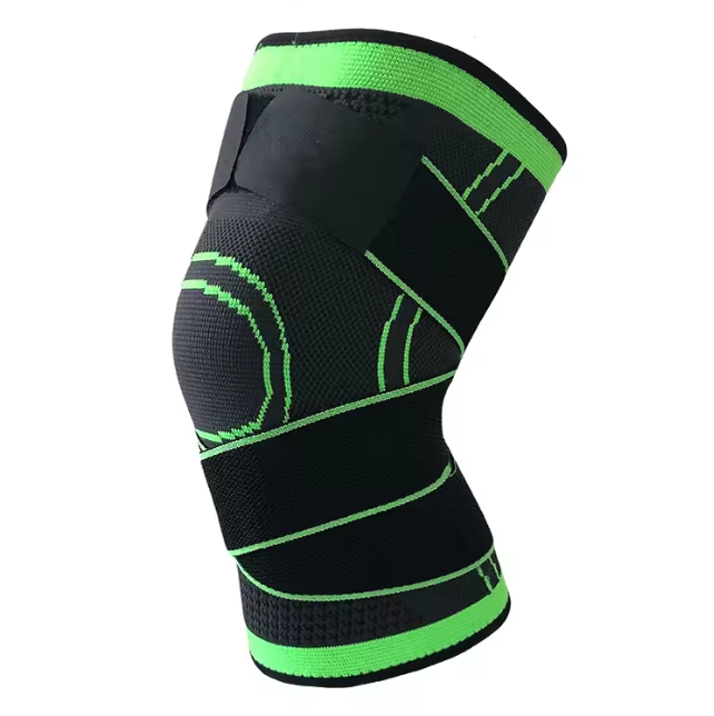 Knitted Knee Sleeve With Adjustable Straps