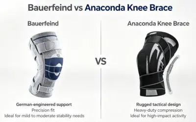 Bauerfeind Vs Anaconda Knee Brace For Sports And Daily Activities